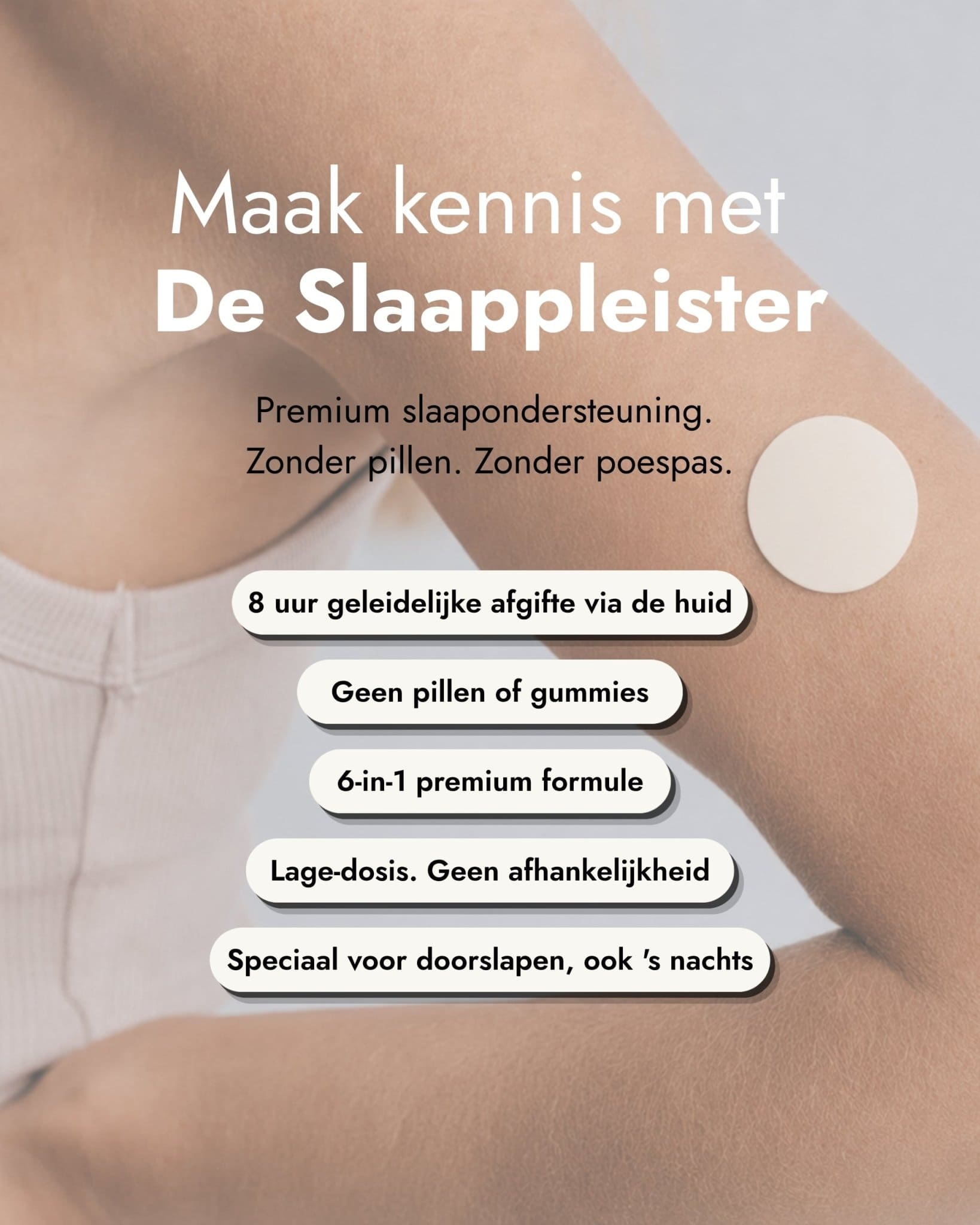 Shift Patches Slaappleister 6 - in - 1 | 8 Uur Slow Release - Shift Patches